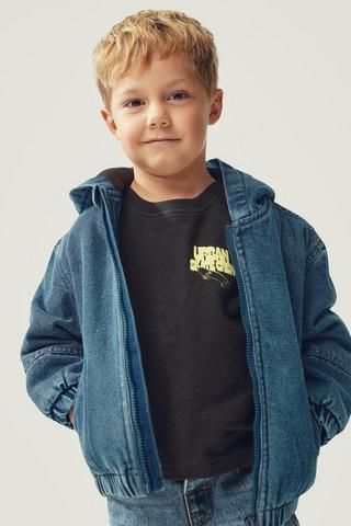 Denim Bomber Jacket