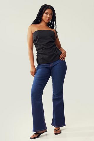 Stretch Flare Leg Denim