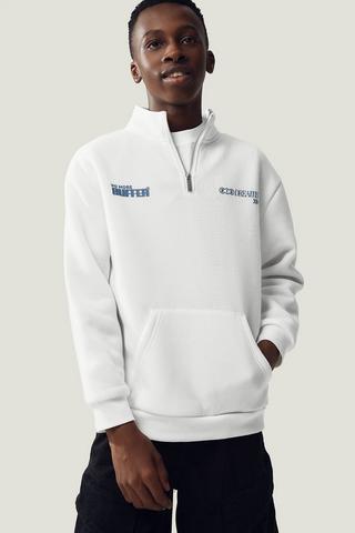 Quarter Zip Sweat Top