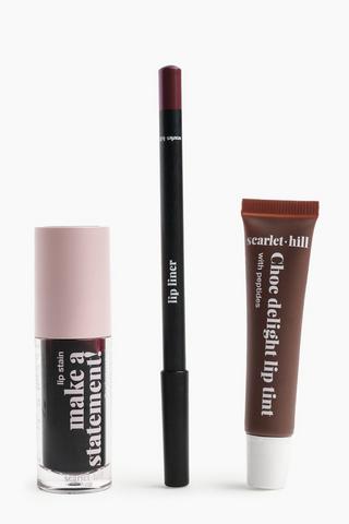 Choc Delight Trio Lip Kit