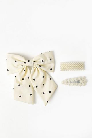 Polka Dot Hair Accessory Set