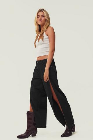 Zip up Barrel Denim