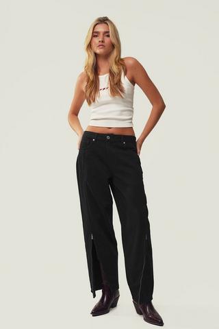 Zip up Barrel Denim