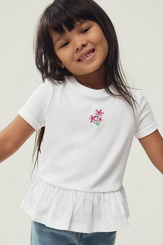 Peplum Fitted T-Shirt