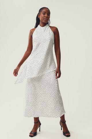 Polka Dot Slip Skirt
