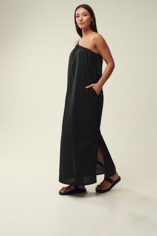 One Shoulder Trapeze Dress