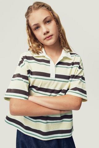 Oversized Stripe Golfer