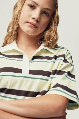 Oversized Stripe Golfer
