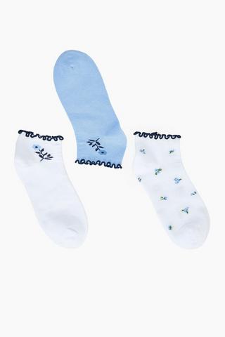 3 Pack Socks