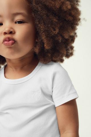 Ribbed Fitted T-Shirt