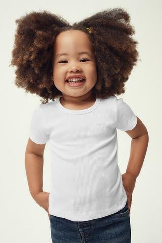 Ribbed Fitted T-Shirt