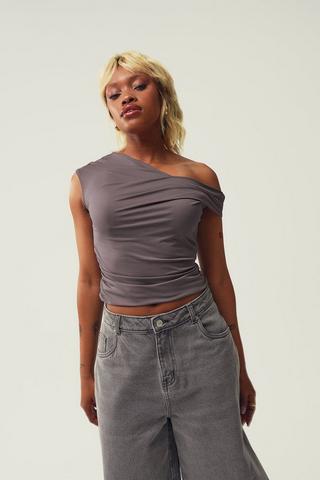 Asymmetrical Skintight Top