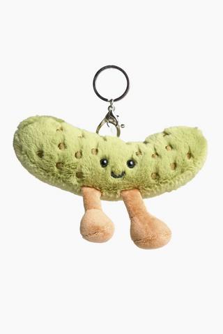 Fluffy Pickle Keyring