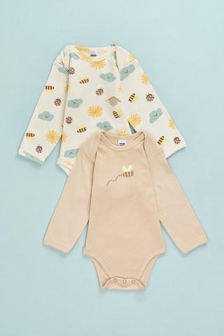 2 Pack Long Sleeve Bodysuits