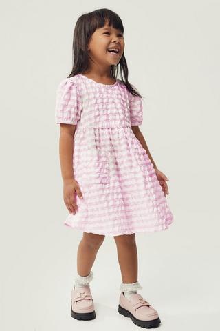 Gingham Babydoll Dress