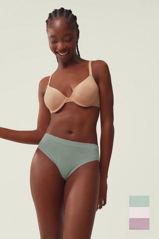 3 Pack Seamless Thongs