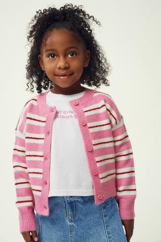 Knit Stripe Cardigan