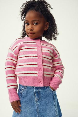 Knit Stripe Cardigan