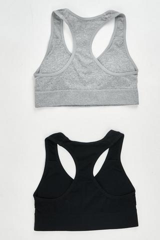 2 Pack Crop Bras