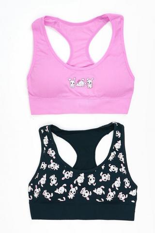 2 Pack Crop Bras