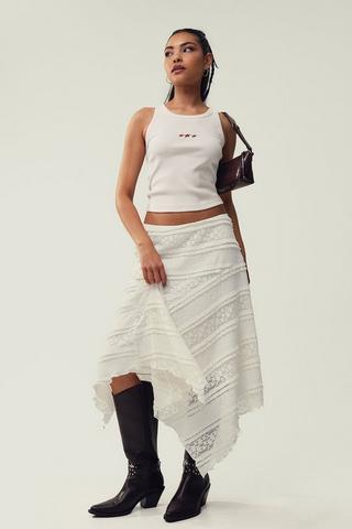 Lace Midi Skirt