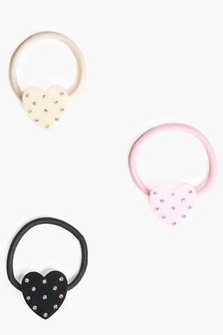 Heart Hair Ties
