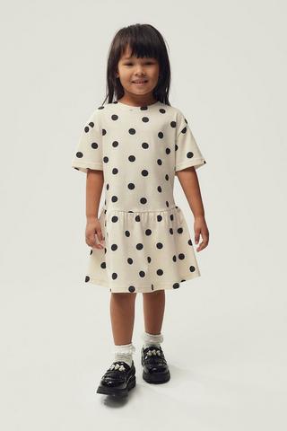 Polka Dot Drop Waist Dress