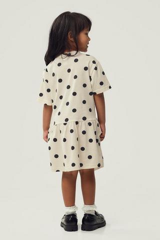 Polka Dot Drop Waist Dress