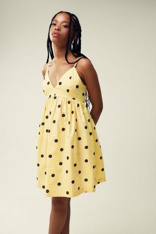 Polka Dot Trapeze Dress