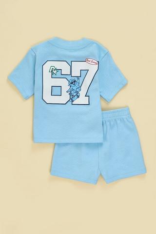 Sports T-Shirt And Shorts Set