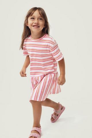 Stripe Drop Waist Dress