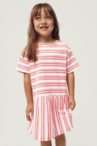 Stripe Drop Waist Dress