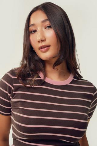 Ribbed Fitted T-shirt