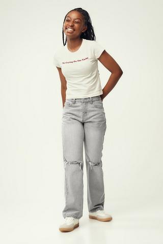 Rigid Straight Denim
