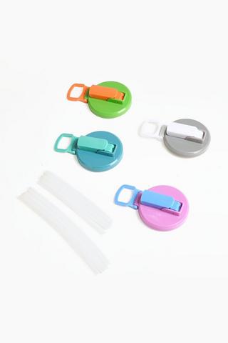 Reusable Can Lid And Straw Set