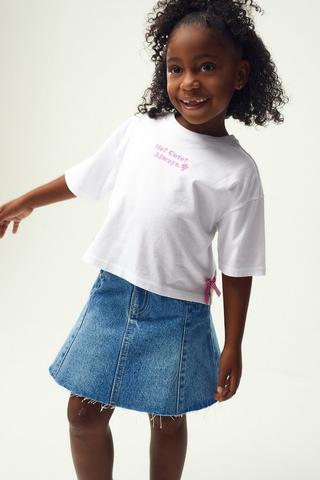 Denim Trumpet Skirt