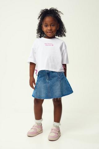 Denim Trumpet Skirt