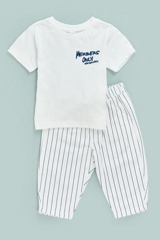 T-Shirt And Pants Set