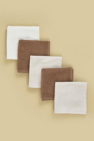 5 Pack Face Cloths