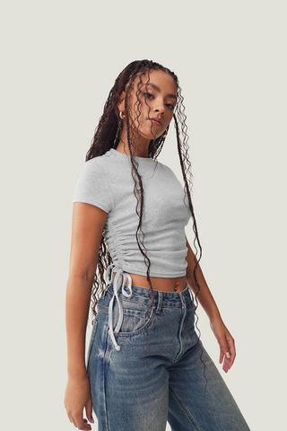 Ribbed Fitted Top