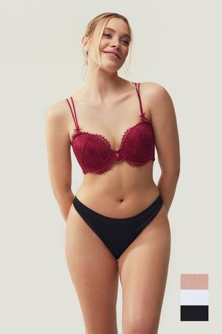 3 Pack Seamless Thongs
