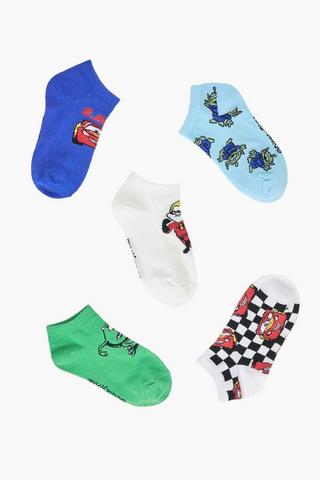 Cars 5 Pack Socks