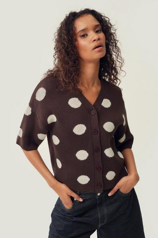 Polka Dot Cardigan