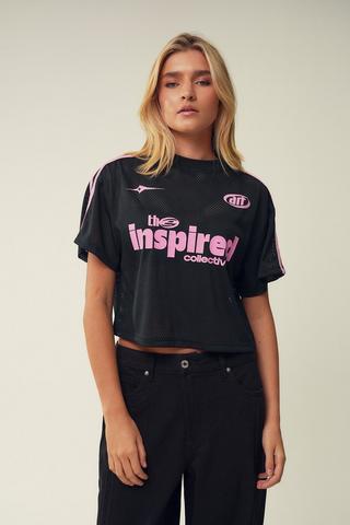 Boxy Football T-Shirt