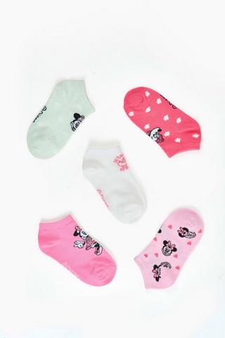 Minnie Mouse 5 Pack Socks