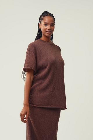 Oversized Knit Top