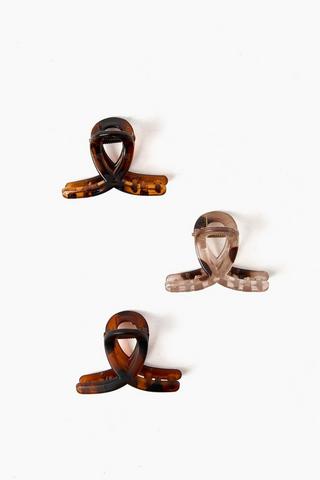 3 Pack Mini Hair Claws