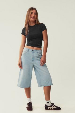 Baggy Denim Jort