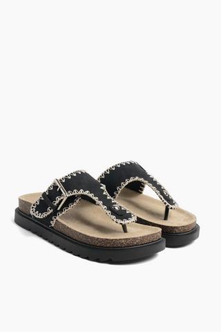 Platform Thong Slides