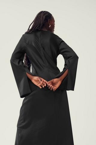 Satin Column Dress